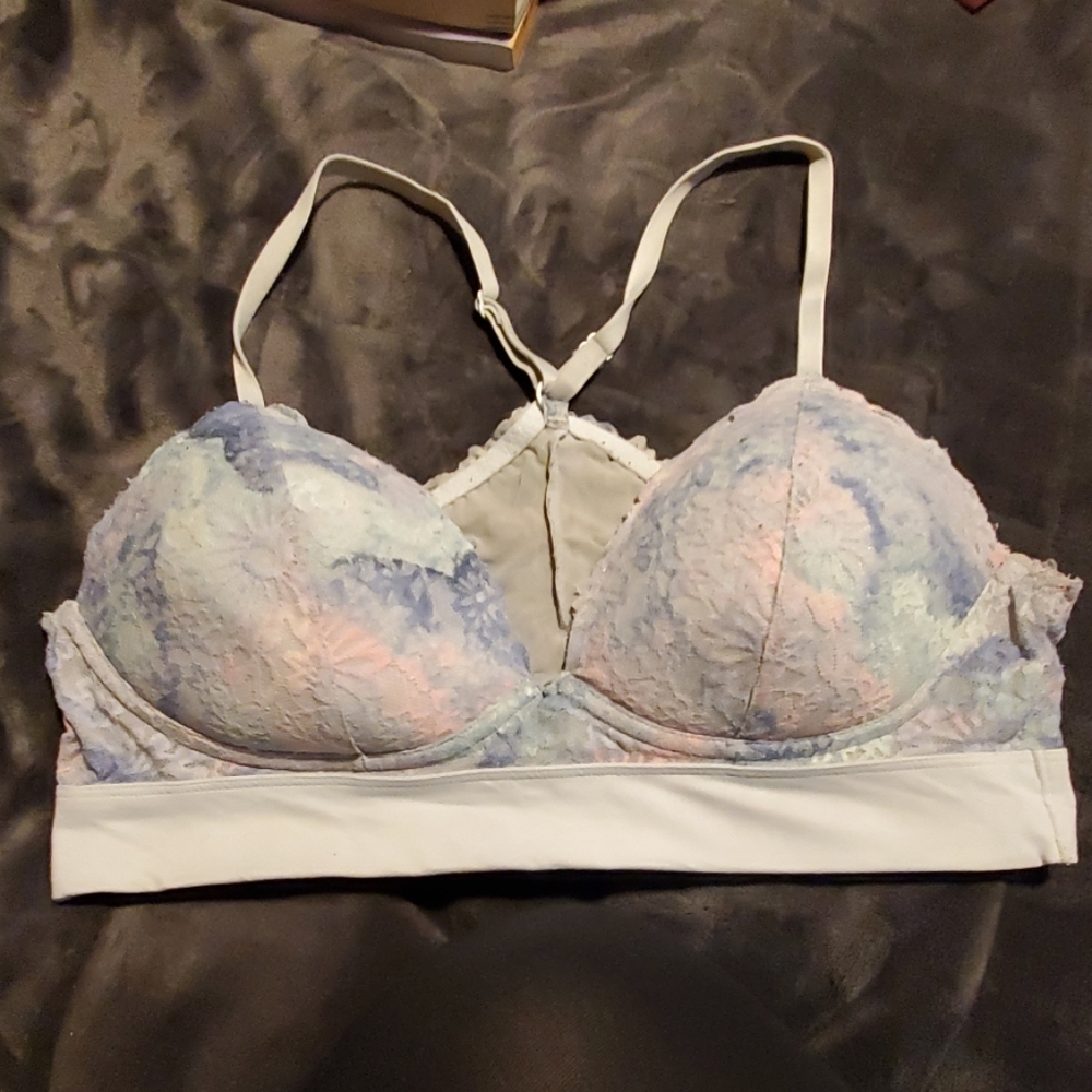 Watercolor Lace Bra
